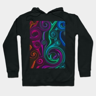 Random LIQUIFY Pattern Hoodie